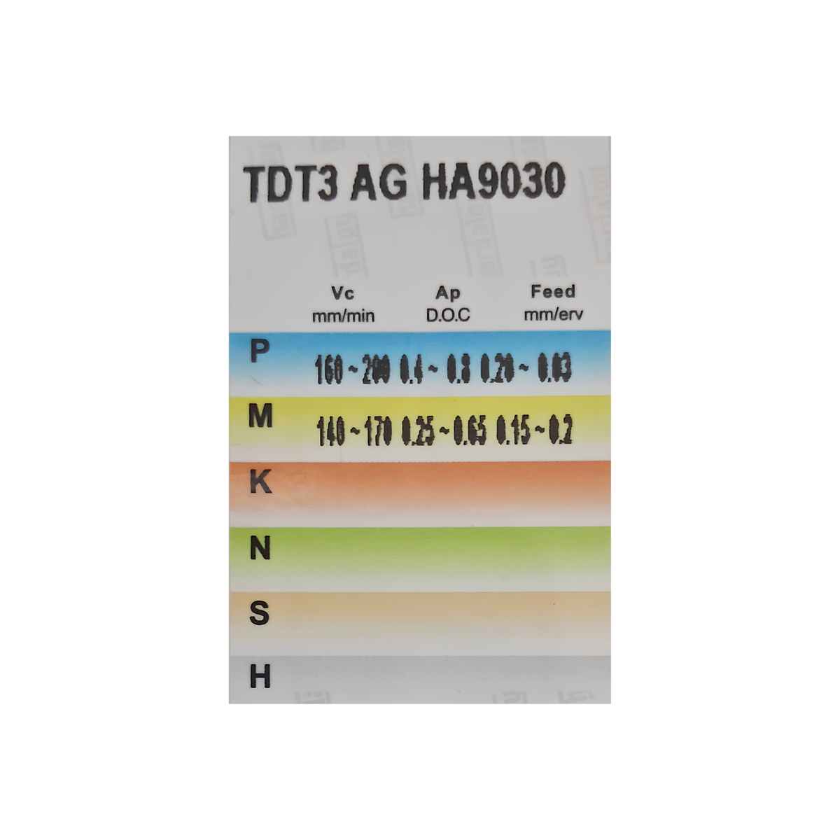 TDT3 AG HA9030 Carbide Grooving Insert for Steel & Stainless Steel