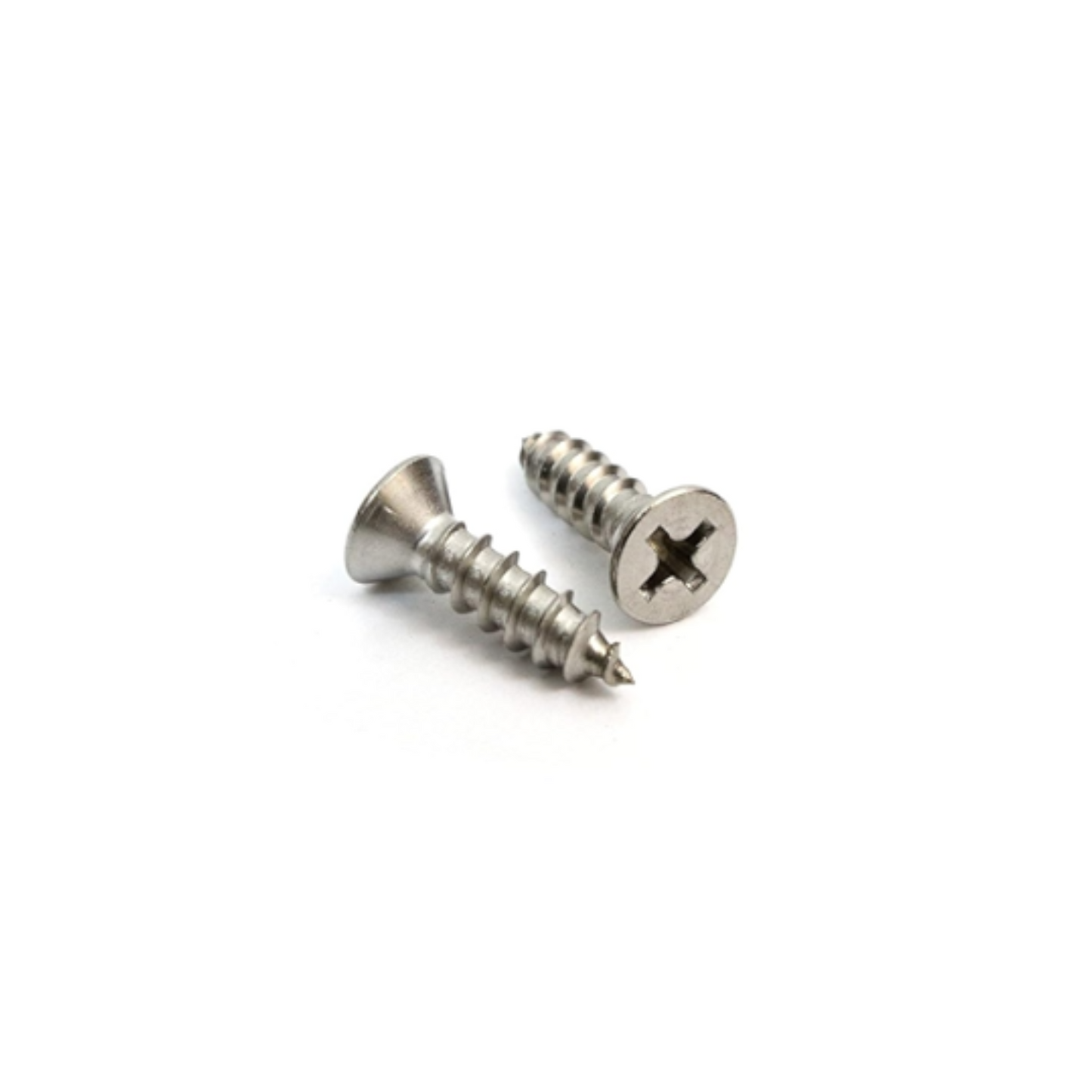 No.8(4.2mm) X 25mm Phillips CSK SS 304 Self Tapping Wood Screw (Dia. 4.2mm, Length 25mm)