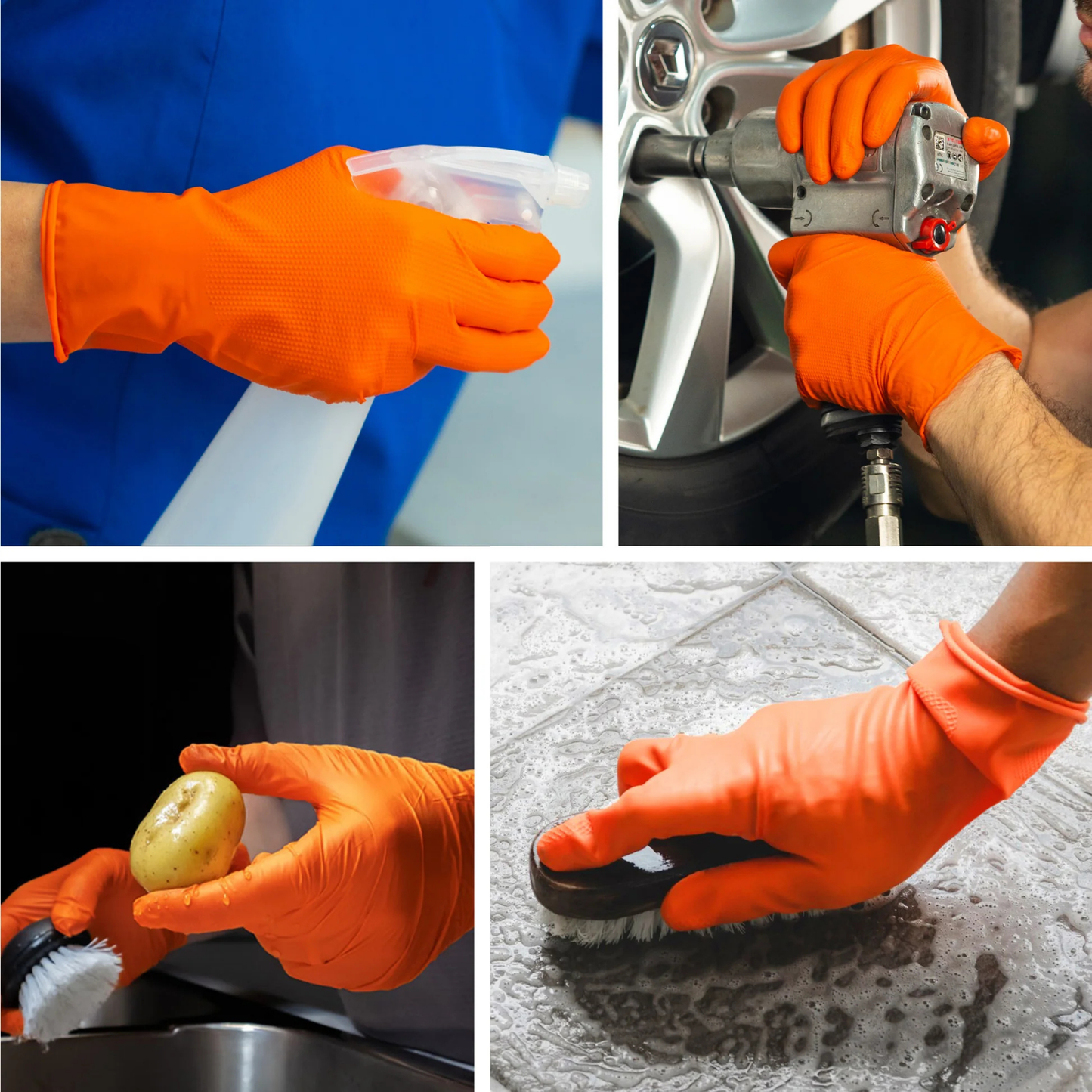 Industrial Rubber Safety Gloves