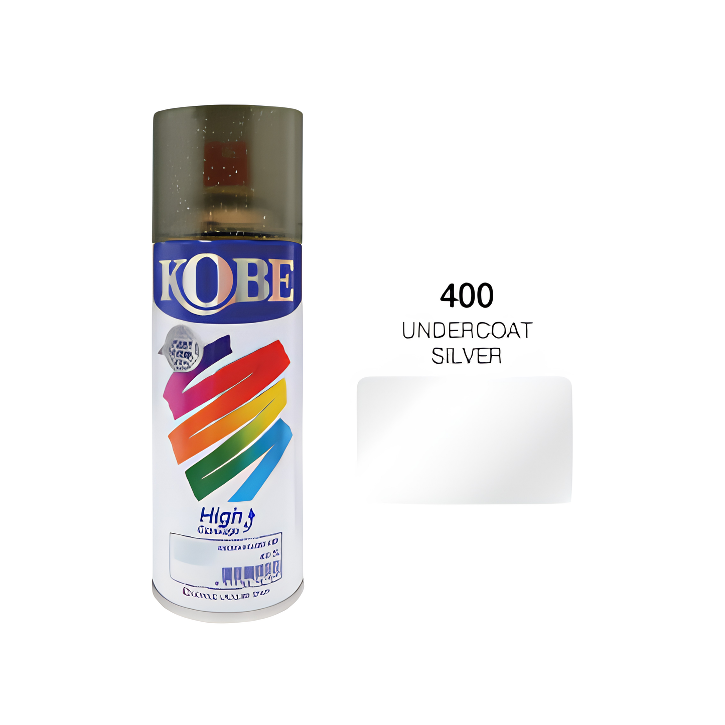 KOBE #400 Motorcycle Undercoat Silver Acrylic Lacquer Spray Paint