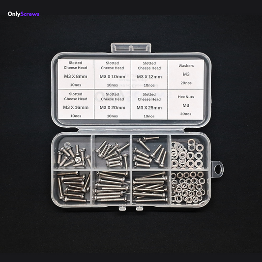 M3 Cheese Head SS304 assorted box