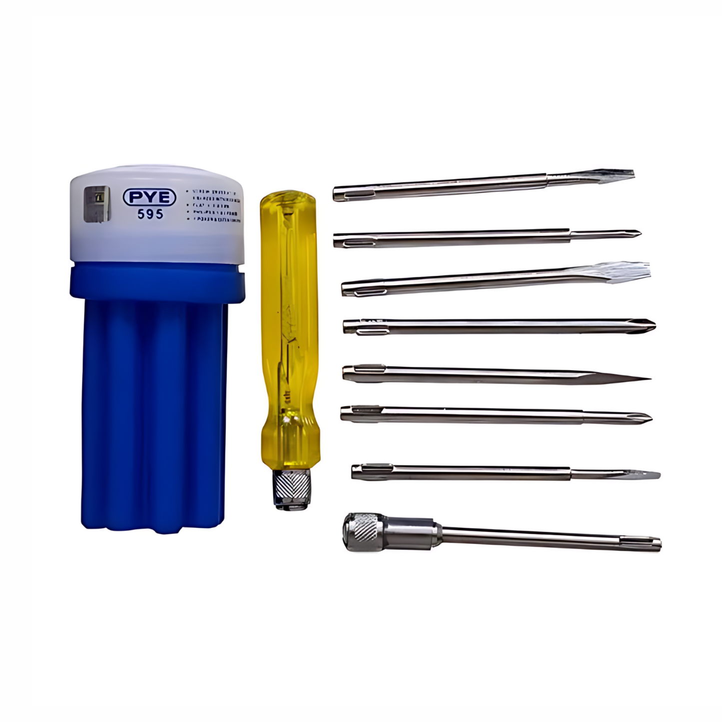 PYE 595 8 in 1 Screw driver kit with neon bulb