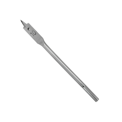 10mm Flat Wood Drill Bit with Hex Shank