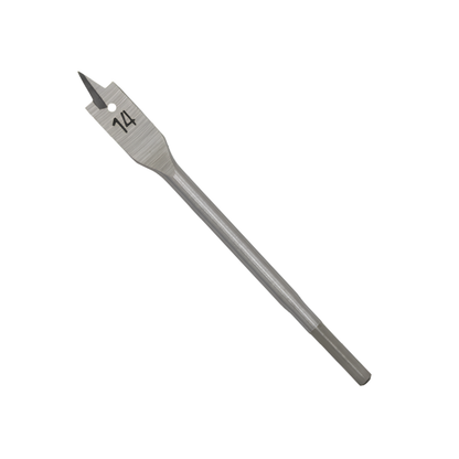 14mm Flat Wood Drill Bit with Hex Shank