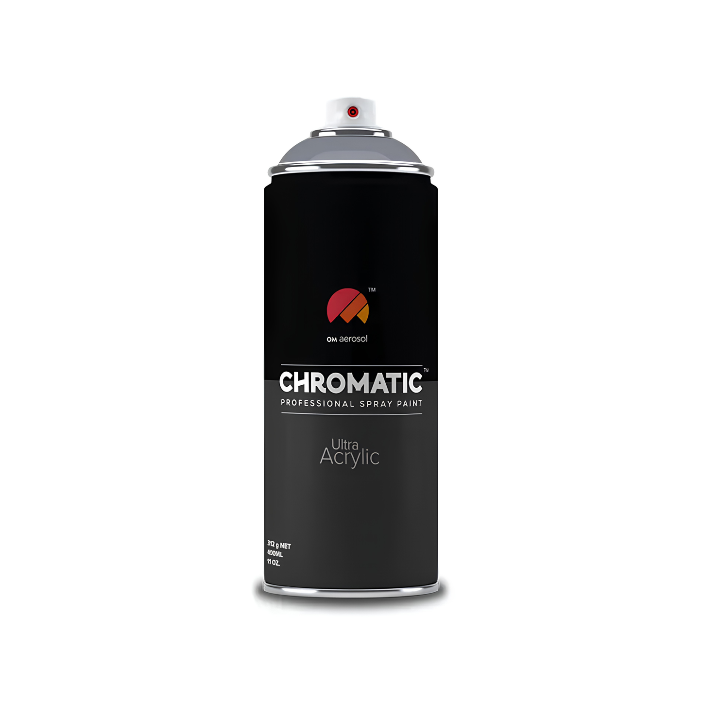 Om Aerosol Chromatic Ultra CH-556 Dark Grey Acrylic Professional Spray Paint 400 ml