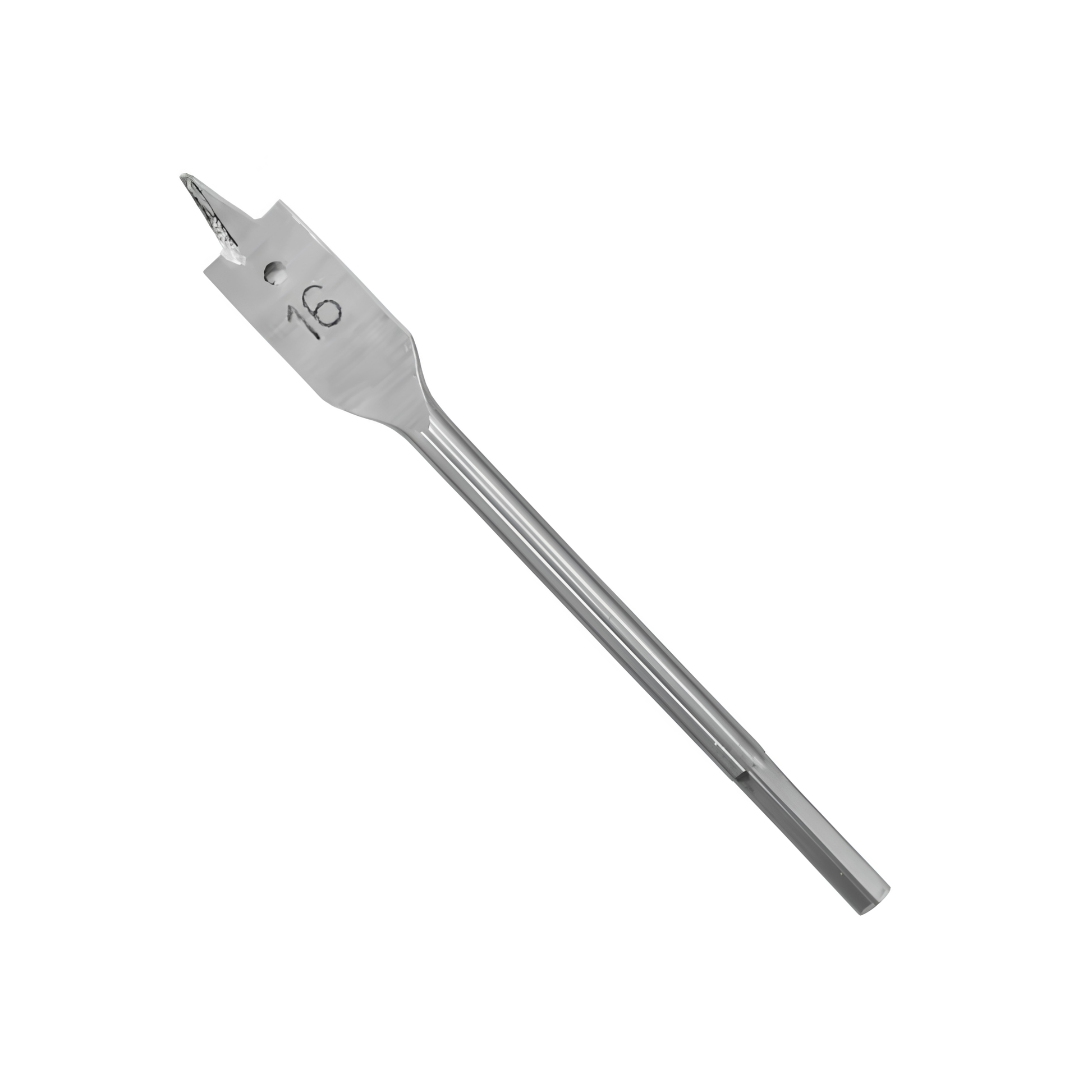 16mm Flat Wood Drill Bit with Hex Shank