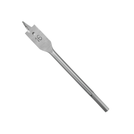 16mm Flat Wood Drill Bit with Hex Shank