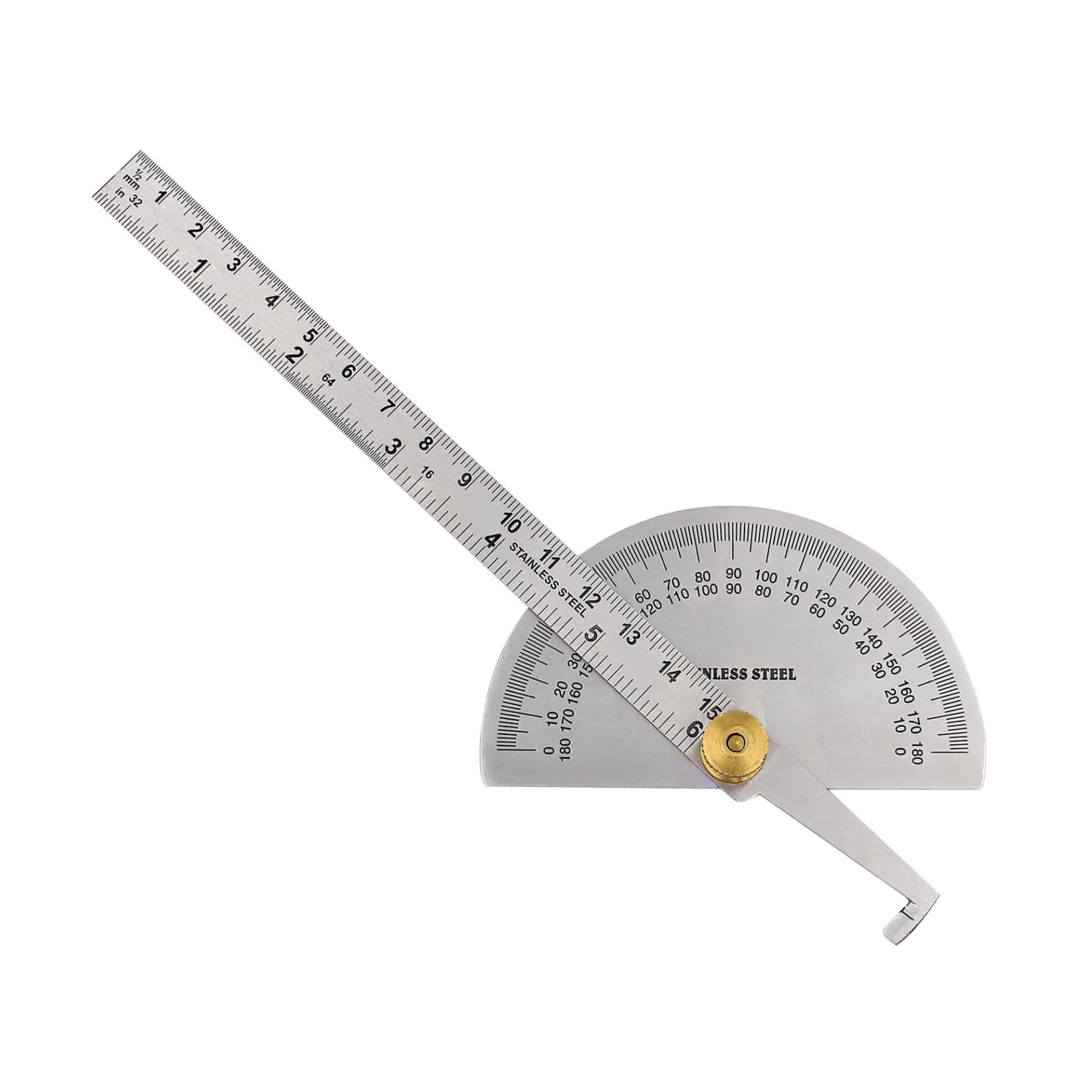 180 Degree Protractor – Angle Finder, graduated Ruler