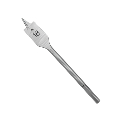 18mm Flat Wood Drill Bit with Hex Shank