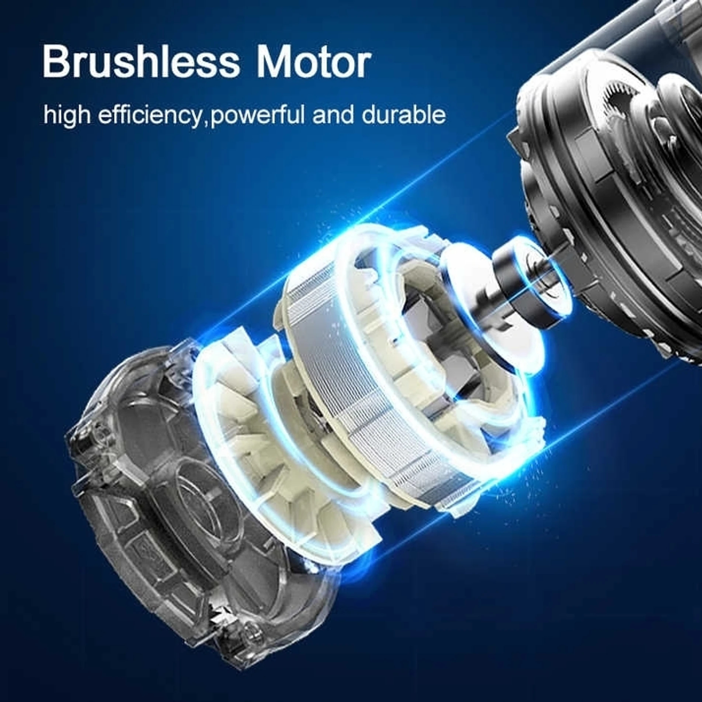 DongCheng DCPB488 20V Brushless Cordless Impact Wrench 1/2 Inch – High Torque Li-Ion Impact Wrench with 2 x 4.0Ah Battery & Charger