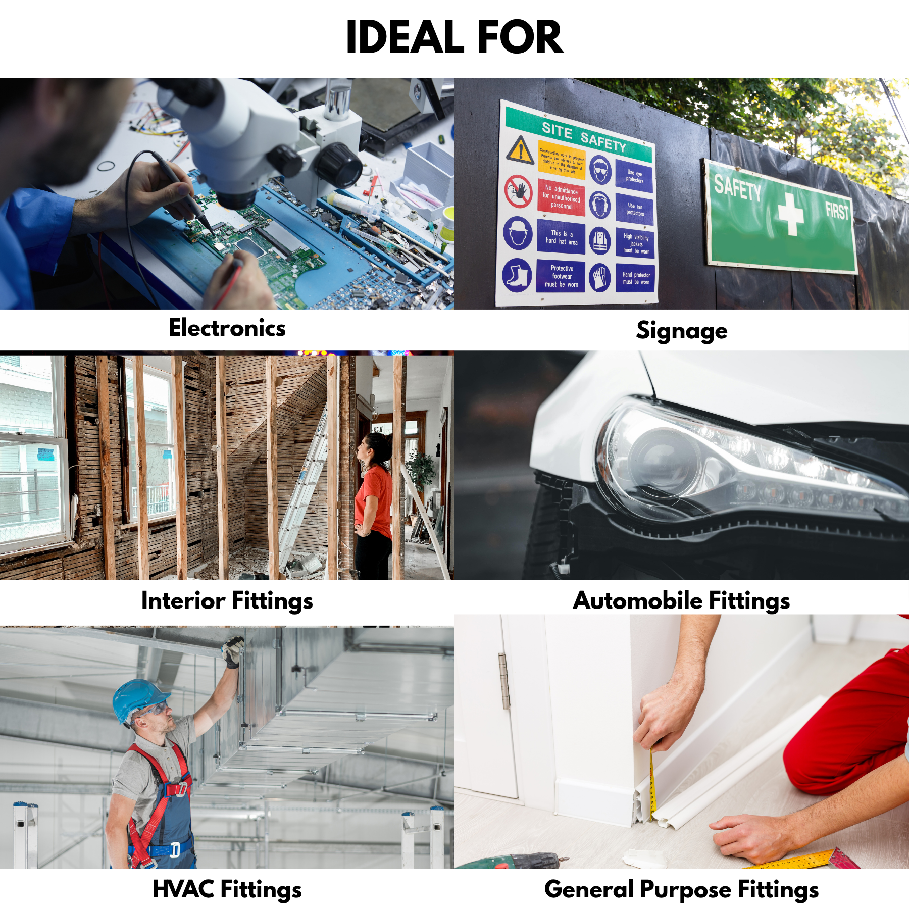 3M™ Foam VHB Tape applications