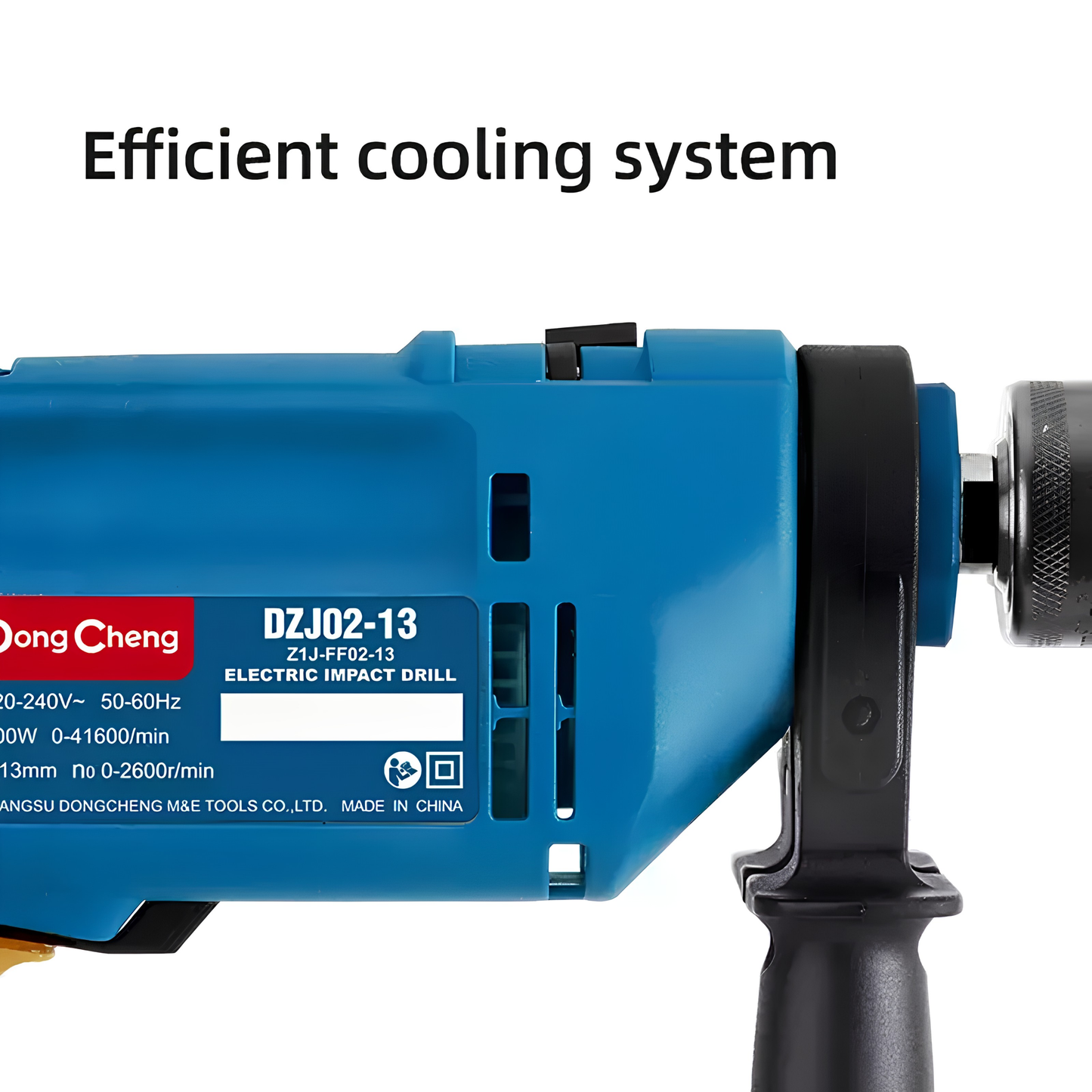 DongCheng DZJ02-13 500W Electric Impact Drill – 13mm Keyed Chuck, Variable Speed Hammer Drill for Concrete, Wood & Metal