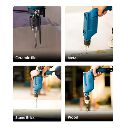 DongCheng DZJ02-13 500W Electric Impact Drill – 13mm Keyed Chuck, Variable Speed Hammer Drill for Concrete, Wood & Metal