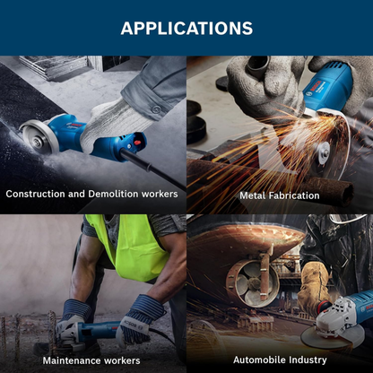 Bosch GWS 600 Professional 670W Angle Grinder M10 Grinding Spindle Thread 100 mm Disc - High Speed Cutting & Grinding Machine for Metal & Steel with 1 Year Warranty