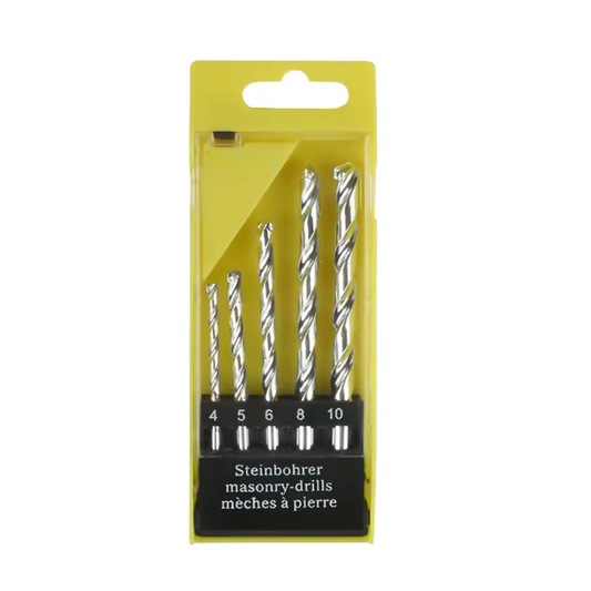 5 Piece Masonry Drill Bit