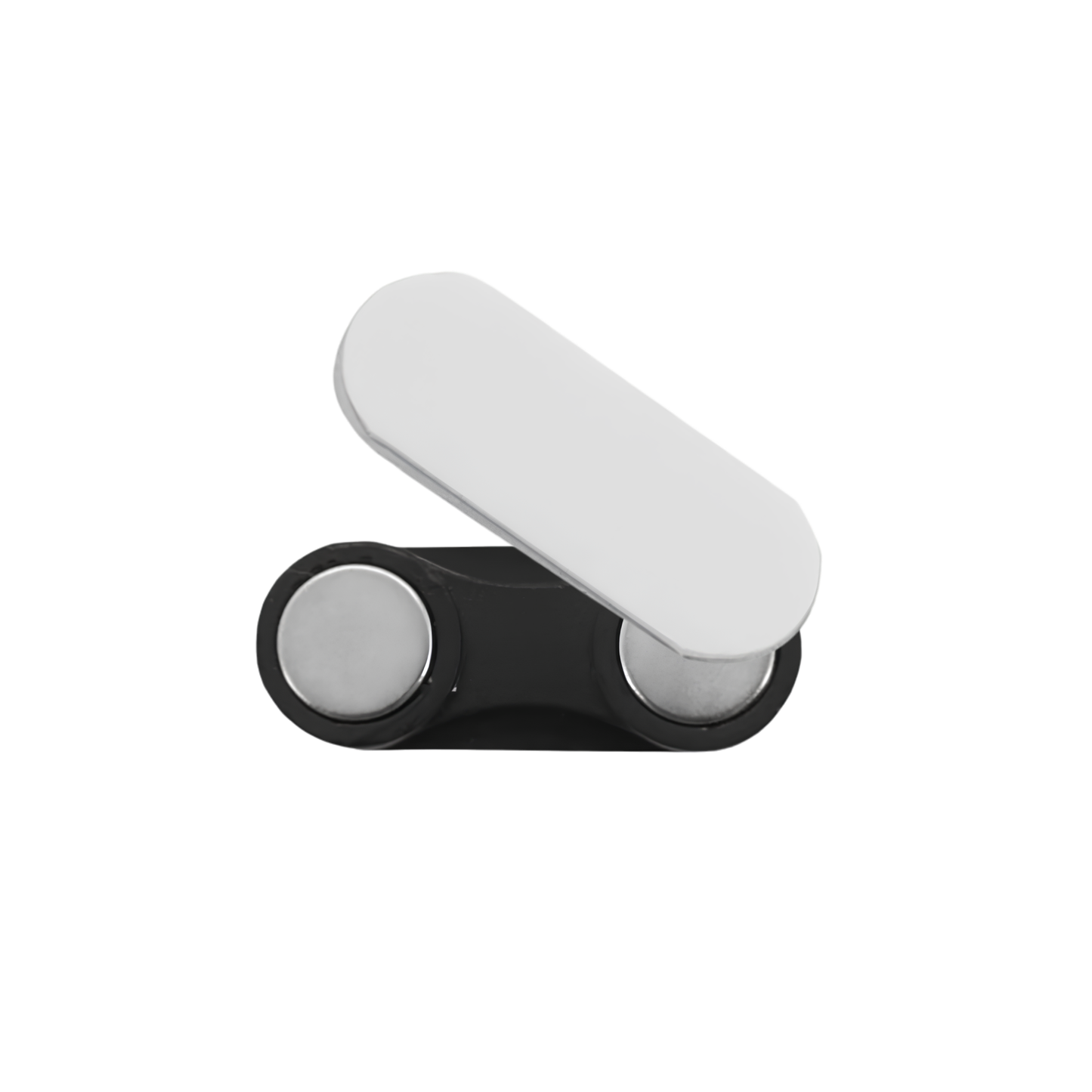 33mm X 13mm Curved Rectangular Name Badge Magnet with Self-Adhesive Foam Tape & Nickel-Plated Steel Plate