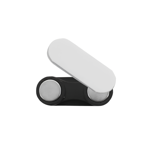 33mm X 13mm Curved Rectangular Name Badge Magnet with Self-Adhesive Foam Tape & Nickel-Plated Steel Plate