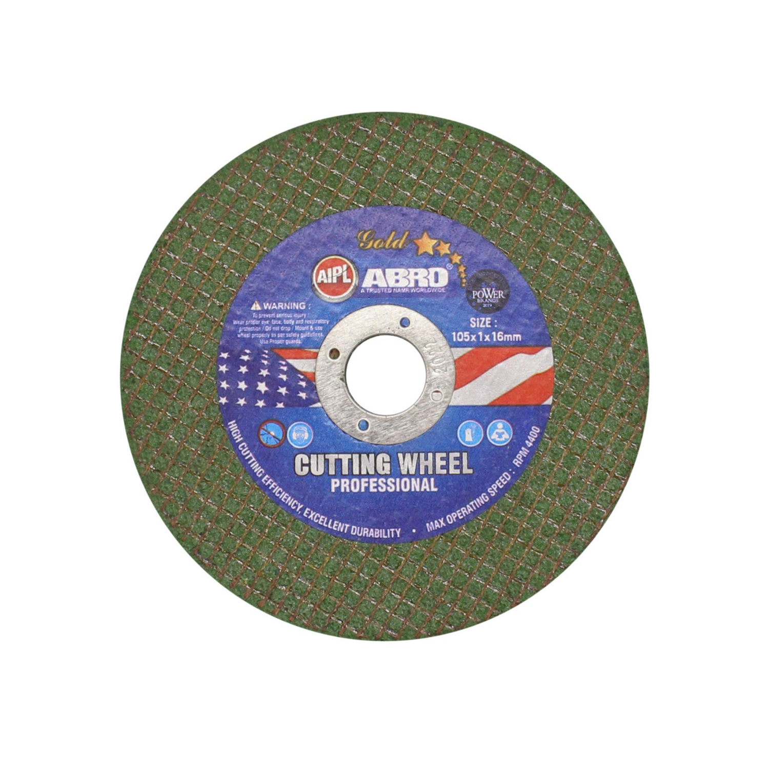 ABRO 4 Inch Cut Off Wheel Green