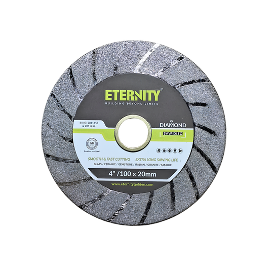 Eternity 4 inch Diamond Saw Disc 110x20mm - For Glass, Ceramic & Marble