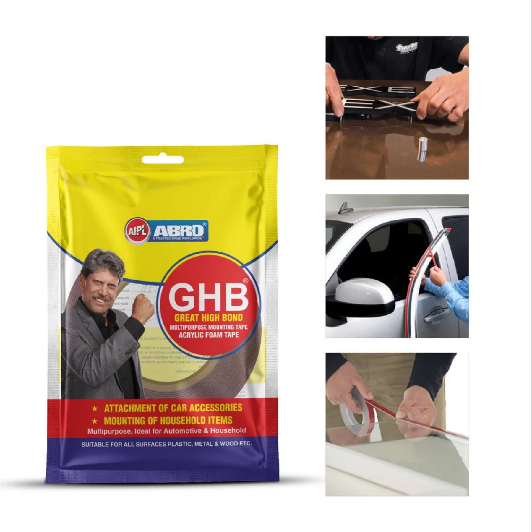 Abro Great High Bond(GHB) Multipurpose Mounting Tape