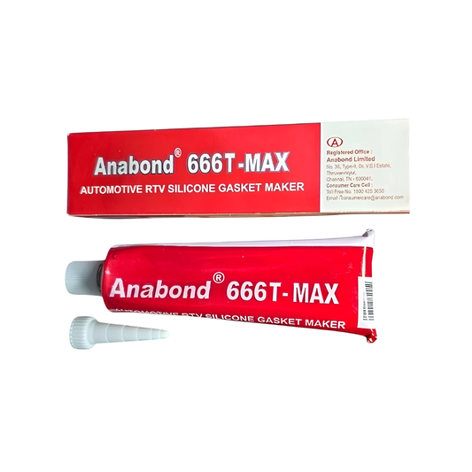 Anabond 666T Max RTV Silicone Gasket Maker 25g – High Temp Automotive Sealant for Engine, Oil Pan & Gearbox