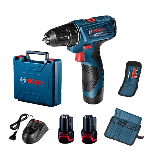 BOSCH GSR 120-LI 12V Cordless Drill Driver Kit