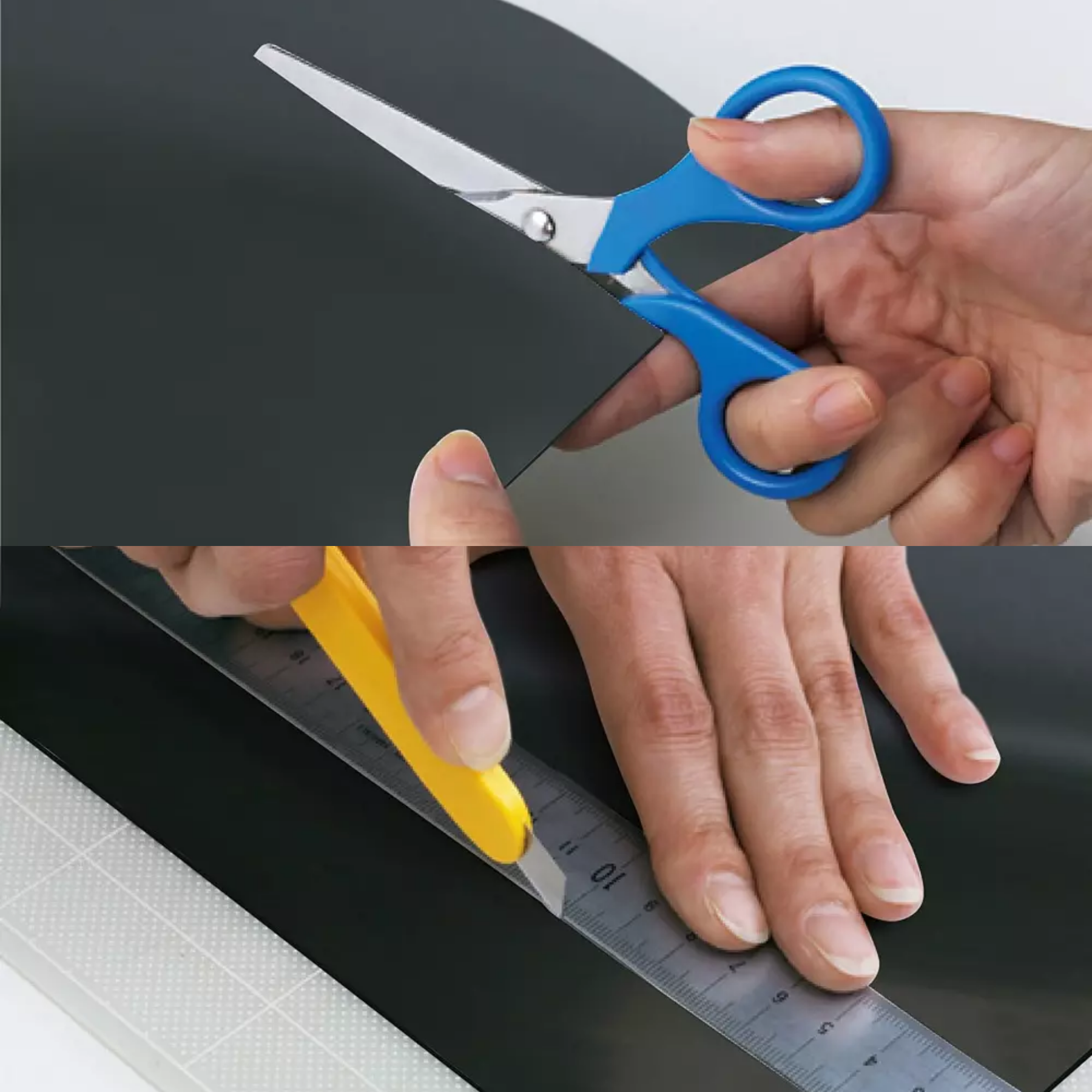 Black Magnetic Non-Adhesive Flexible Sheet