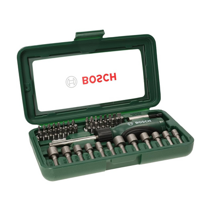 Bosch Ratchet action Screw Driver Bit (Set of 46 Pcs)