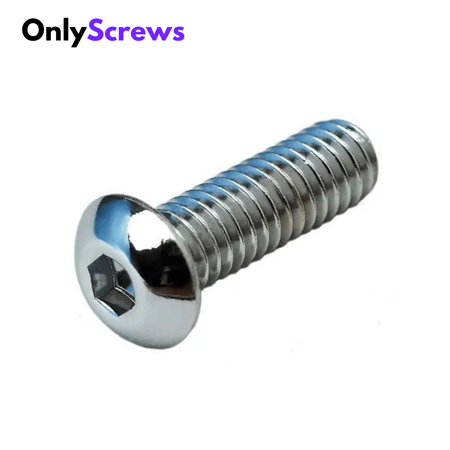 M6 X 50mm Hex (Allen) Button Head SS 304 Screw