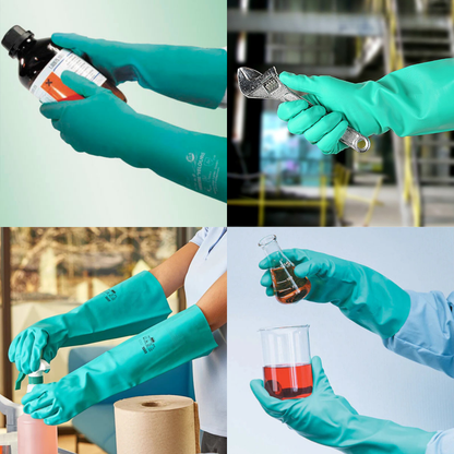 Chemical Resistant Nitrile Industrial Gloves