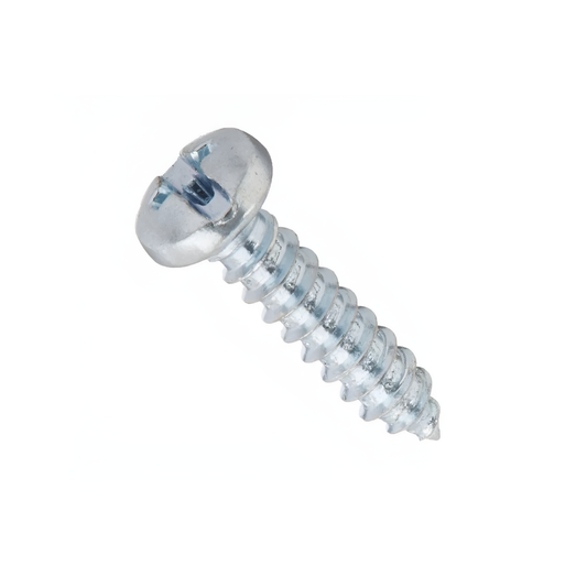 Combination Pan Head Self Tapping Wood Screw Mild Steel with Zinc plating