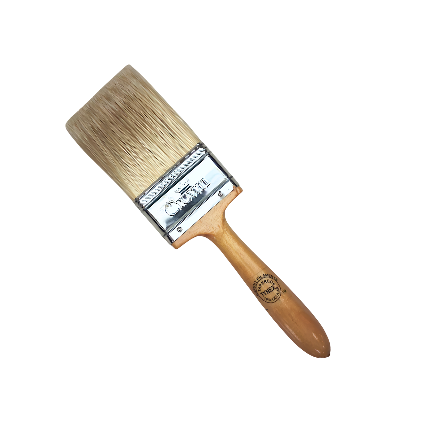 Crown 63mm Premium Paint Brush with DuPont Filament Bristles & Wooden Handle