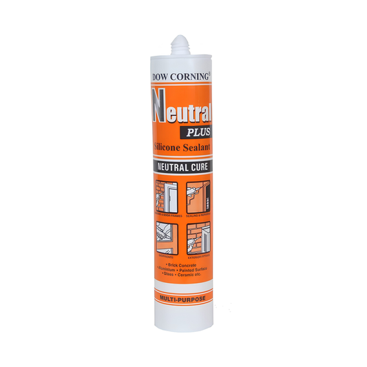 DOWSIL Neutral Plus Clear Silicone Sealant – Dow Corning Weatherproofing Multi-Purpose Neutral Cure Silicone