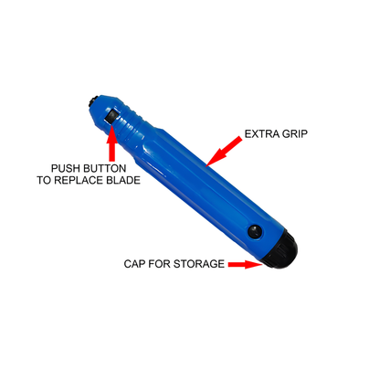 5 Inch Plastic Deburring Tool Handle with Deburring Tool Holder