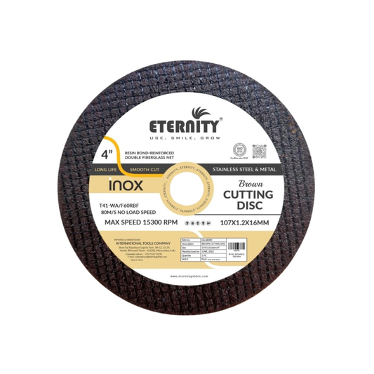Eternity 4 Inch Cut Off Wheel Brown