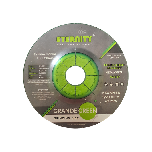 Eternity 5 Inch Grinding Wheel Green