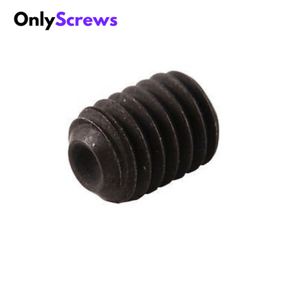 M4 X 6mm Grub Screw MS Black Anodized