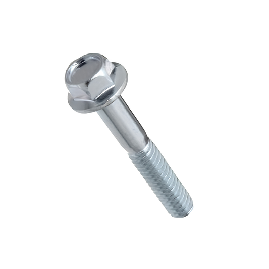 M5 X 30mm Flanged Hex Bolt High Tensile(8.8) with Zinc Plating (Dia: 5mm, Length: 30mm)