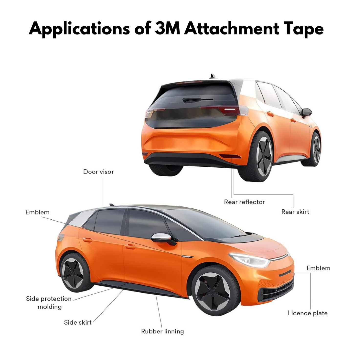 3M™ Acrylic Foam Double Side Attachment Mounting Tape 12mm x 4meters