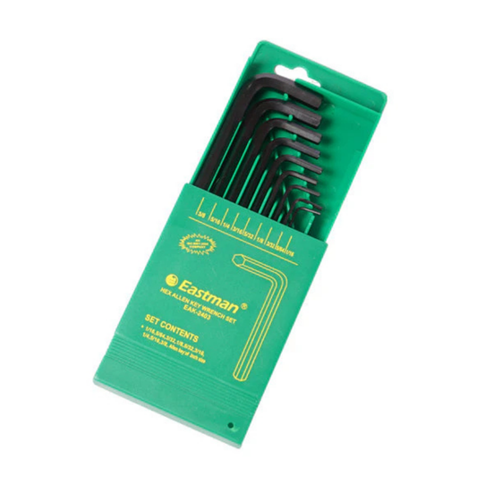 Eastman 9 Pcs Hex Allen Key Set