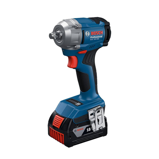 Bosch 1/2 inch 18V Professional Cordless Impact Wrench With Battery & Charger, Max Torque 350 Nm (GDS 18V-350)