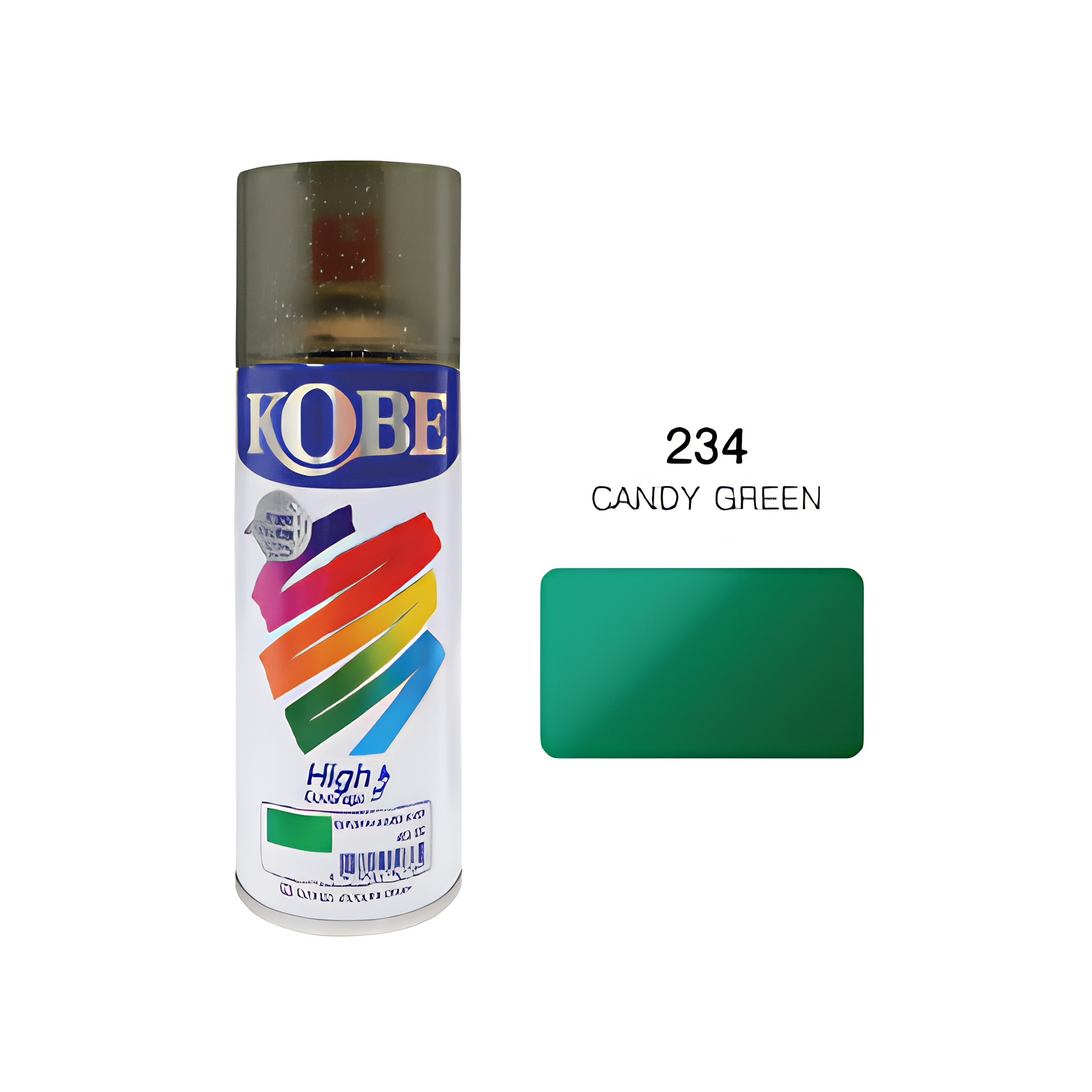 KOBE 234 Candy Green Motorcycle Acrylic Lacquer Spray Paint
