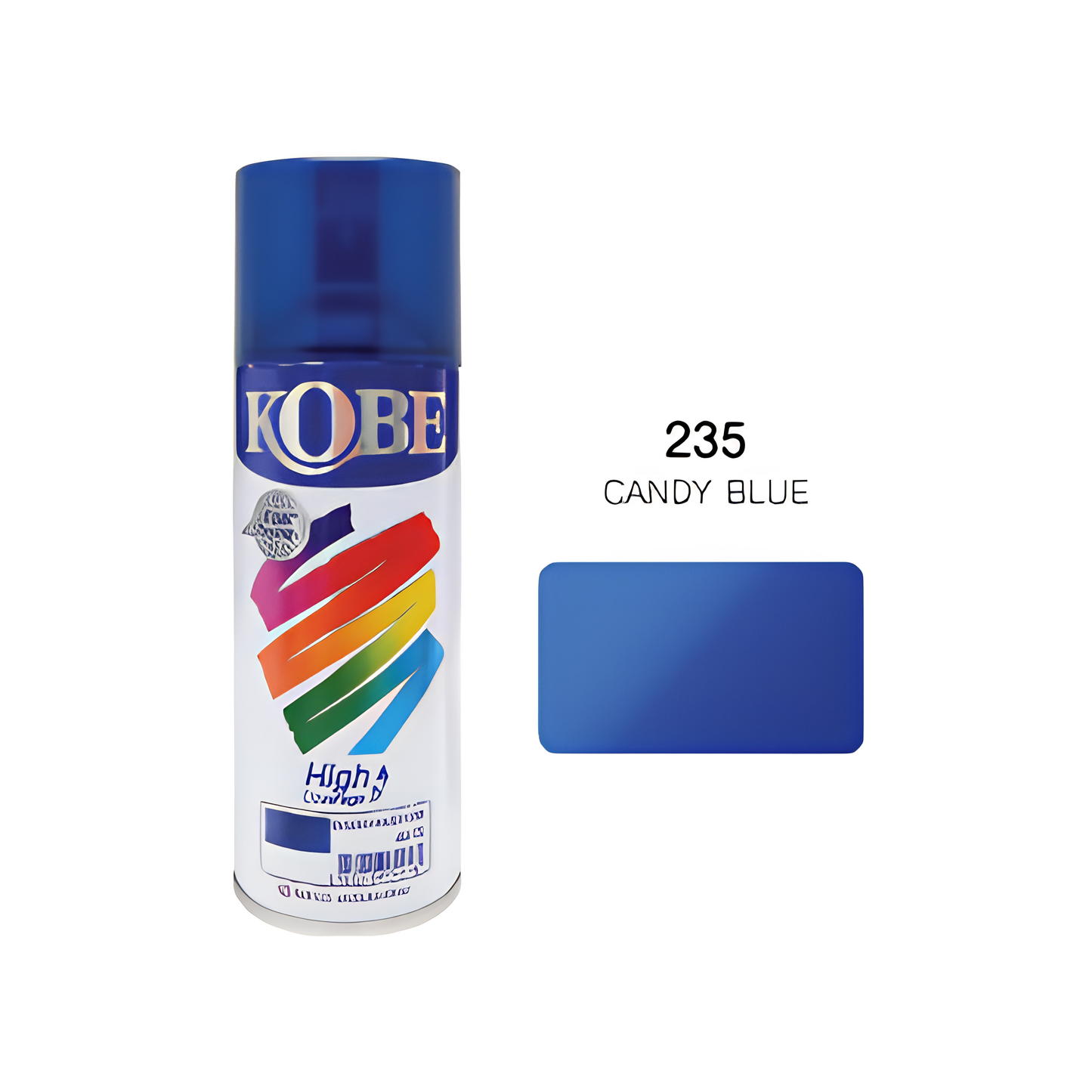 KOBE 235 Candy Blue Motorcycle Acrylic Lacquer Spray Paint