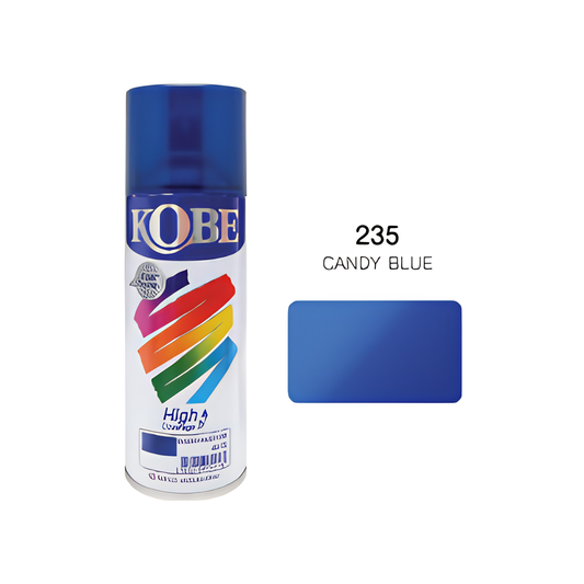 KOBE 235 Candy Blue Motorcycle Acrylic Lacquer Spray Paint