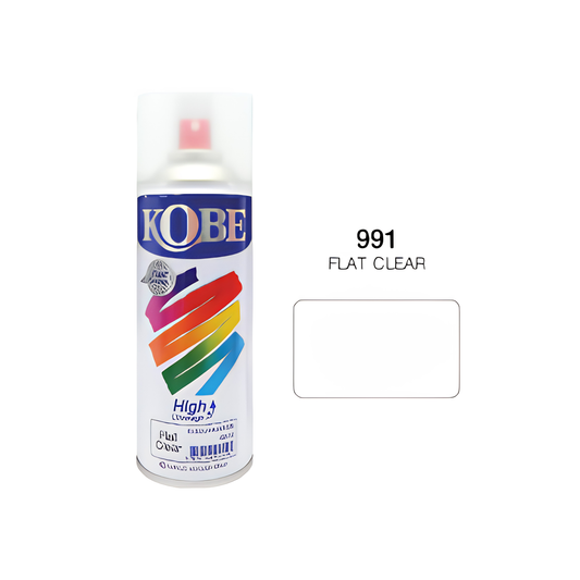Kobe 991 Flat Clear Acrylic Lacquer Spray Paint 