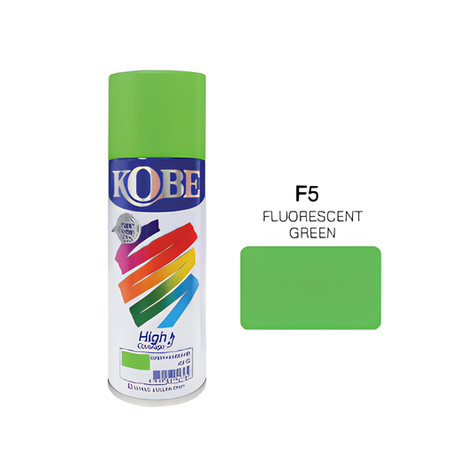 Kobe F5 Fluorescent Green Acrylic Lacquer Color Spray