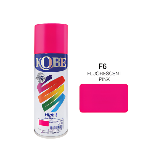 Kobe F6 Fluorescent Pink Acrylic Lacquer Color Spray
