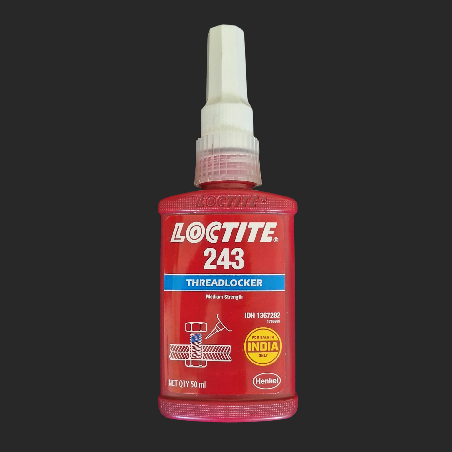 Loctite 243 Medium Strength Threadlocking Adhesive (50 ml)