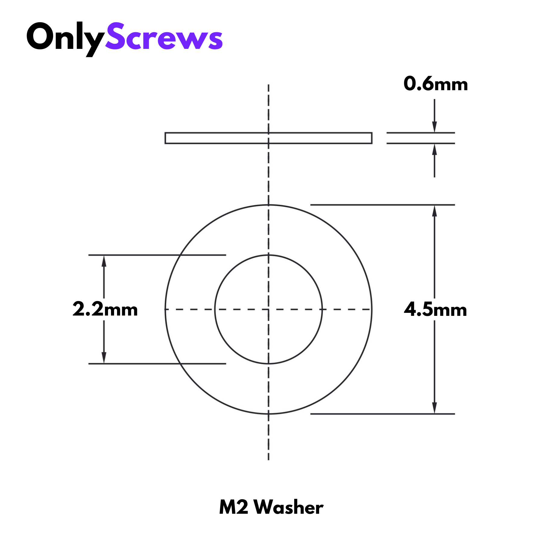 M2 Washer SS304