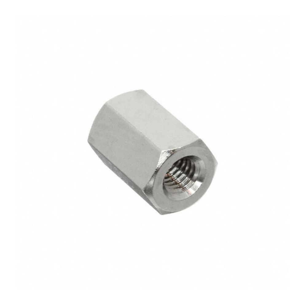 M2 X 8mm Female to Female Brass with Nickel plating Hex Threaded Stand ...